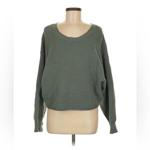 Offline by Aerie Home Stretch Drop sleeve sweater royal palm XXL